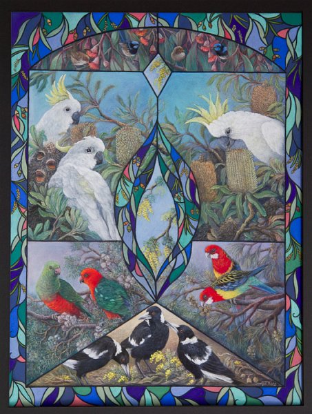 So much to behold.jpg - So much to behold - 2nd prize Pastel Royal Canberra Show 2011